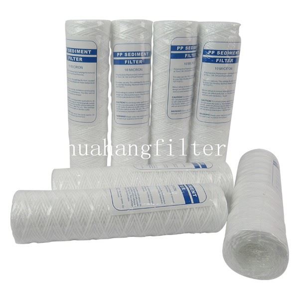 Cotton String Wound Water Filter Cartridge